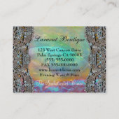 Chevmoirstのエレガントなプロフェッショナル 名刺 (裏面)