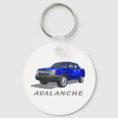 Chevrolet Avalanche Blue キーホルダー (正面)