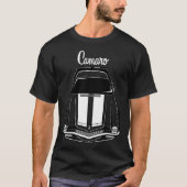 Chevrolet Camaro 2nd gen 1970 - White Stripes T-Sh Tシャツ (正面)