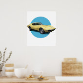 Chevrolet Corvette ポスター (キッチン)