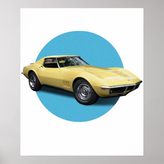 Chevrolet Corvette ポスター (正面)
