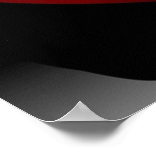 Chevrolet Corvette C3 red ポスター (角)