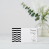 Chevronパター包まれたン名刺 名刺 (スタンド正面)