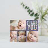 Chevron写真アステカベビーありがとうポストカード 案内ポストカード (スタンド正面)