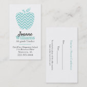 Chevron Apple先生カスタム名刺 予約カード (正面/裏面)