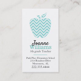 Chevron Apple先生カスタム名刺 予約カード