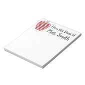 Chevron Apple先生ギフト ノートパッド (回転)