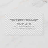 Chevron DSLRモダンカメラフォトグラファー事業 名刺 (裏面)