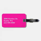 Chevron Monogram Lagageガーリータグ ラゲッジタグ (裏面横)