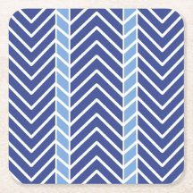 Chevron Pattern Blue