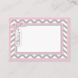 Chevron Tutu Jumper Giraffeがブックカードを持ち込む エンクロージャーカード