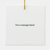 ChevyあなたのCamaroの写真を加えて下さい セラミックオーナメント (裏面)