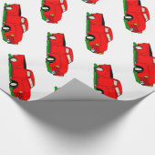 Chevyのカスタマイズ1950年の積み込み ラッピングペーパー (角)