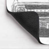 Chevyのスケッチされたトラック マウスパッド (コーナー)