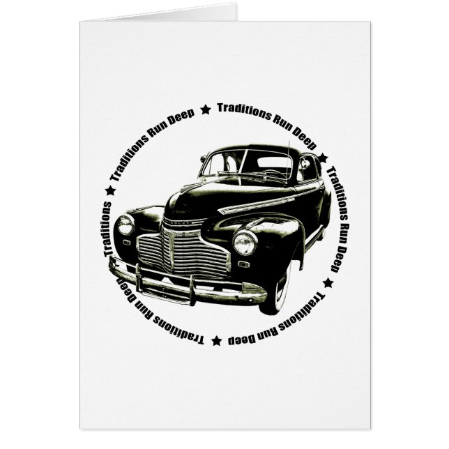 Chevyの伝統的な1941年のクーペ (正面)