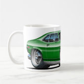 Chevyの新星の緑車 コーヒーマグカップ (左)