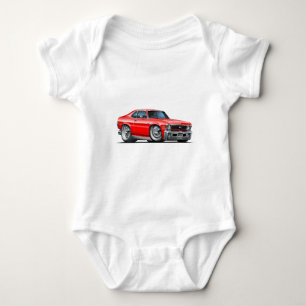Chevyの新星の赤車 ベビーボディスーツ