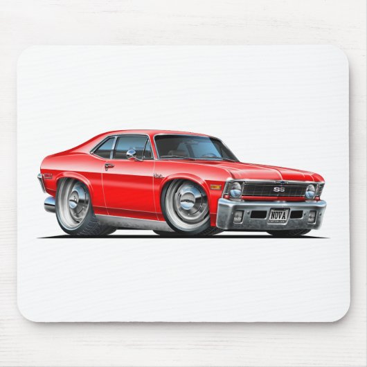 Chevyの新星の赤車 マウスパッド (正面)