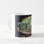 Chevyの緑のトラック コーヒーマグカップ (正面左)