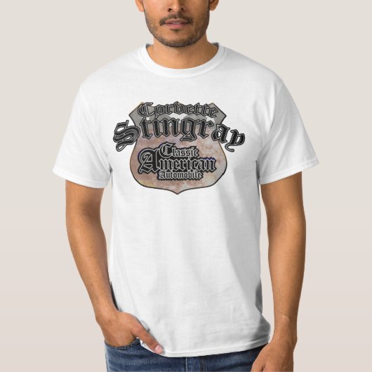Chevyコルベットのアカエイのクラシック-衰退した色相 Tシャツ (正面)