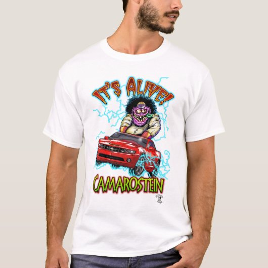 Chevy赤いCamaro SSのTシャツ Tシャツ (正面)