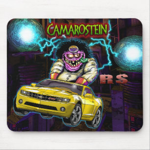 Chevy黄色いCamaro RSのマウスパッド マウスパッド
