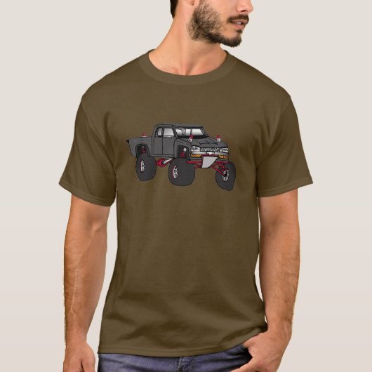 Chevy 4x4のトラックファン! tシャツ (正面)