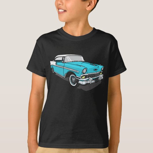 Chevy Bel Air -青 Tシャツ (正面)
