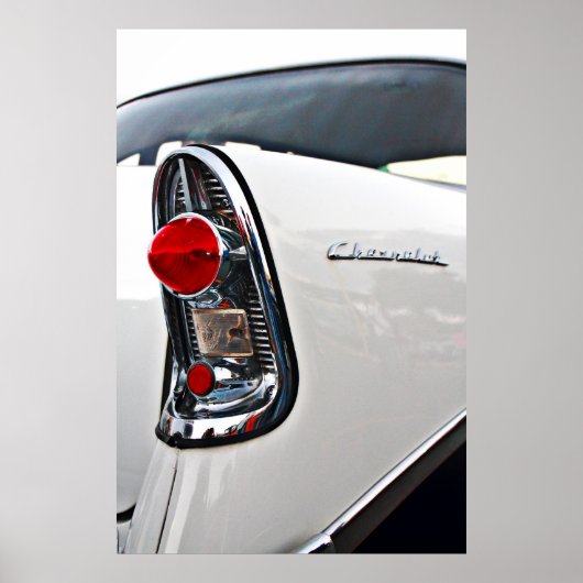Chevy Bel Air 56 tail light ポスター (正面)