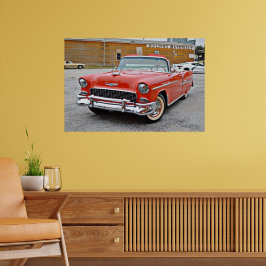 Chevy Bel Air Classic Car Poster ポスター