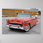 Chevy Bel Air Classic Car Poster ポスター (正面)