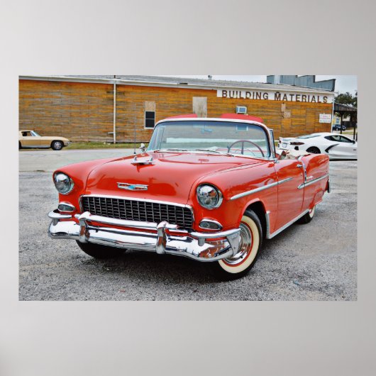 Chevy Bel Air Classic Car Poster ポスター (正面)