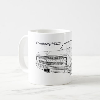 Chevy C10クラシックピックアップトラック コーヒーマグカップ