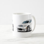 Chevy HHRの白のトラック コーヒーマグカップ (正面右)