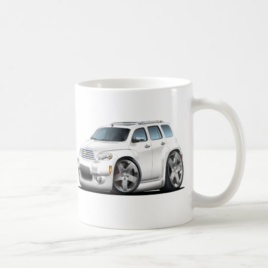 Chevy HHRの白のトラック コーヒーマグカップ (右)