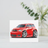 Chevy HHR SSレッドトラック ポストカード (スタンド正面)