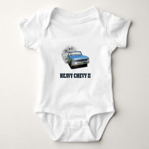Chevy IIのクラシック車のデザインの幼児ワイシャツ ベビーボディスーツ