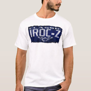 Chevy IROC Z Camaroの青いクラシックによって飛ぶスカルErod Tシャツ