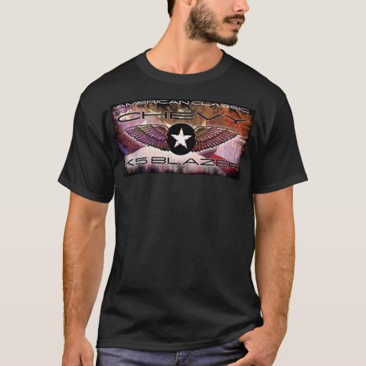 Chevy K5のブレザーのカッコいいのクラシックはデザイン旗の衰退しました Tシャツ (正面)