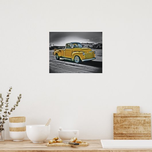 Chevy Pick Up ポスター (キッチン)