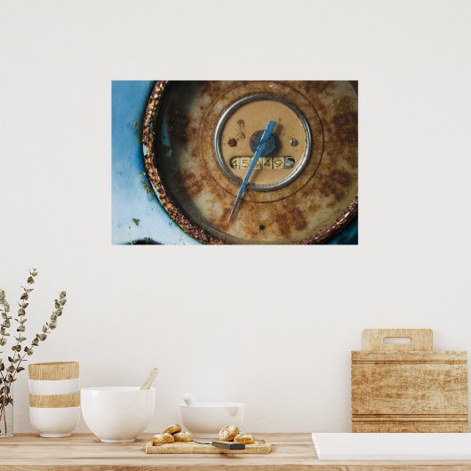 Chevy Speedometer ポスター (キッチン)