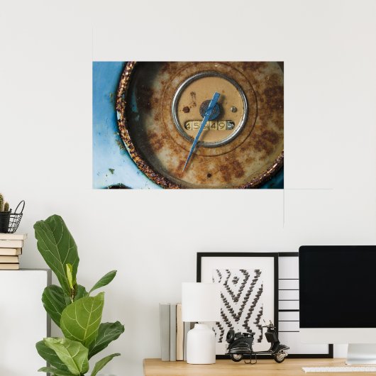 Chevy Speedometer ポスター (ホームオフィス)