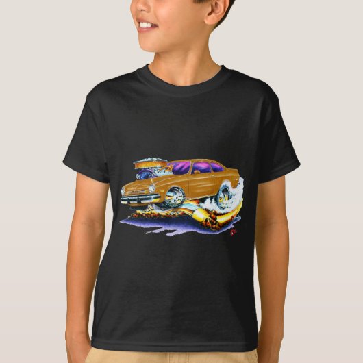 Chevy Vegaブラウン車 Tシャツ (正面)
