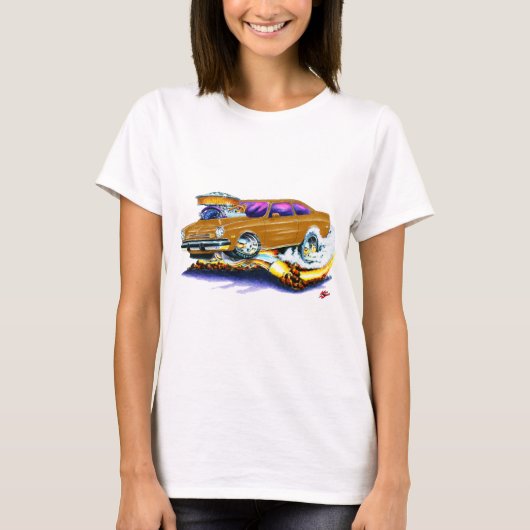 Chevy Vegaブラウン車 Tシャツ (正面)