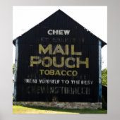 Chew Mail Pouch Tobacco Barn - Original Photo ポスター (正面)