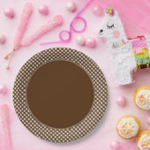 CHEX 14 – ブラウン – 紙プレート-2 ペーパープレート (パーティー)