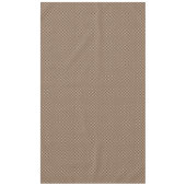 CHEX 14-BROWN-COTTON TABLELOTH 60x104in テーブルクロス (正面)
