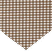 CHEX 14-BROWN-COTTON TABLELOTH 60x104in テーブルクロス (アングル)