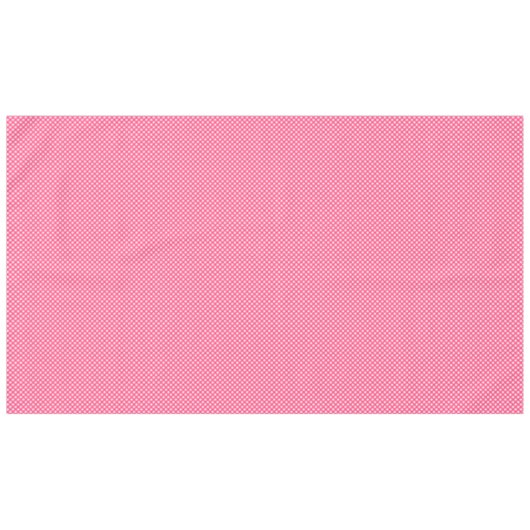 CHEX 1-PINK-COTTON TABLELOTH 60x104in テーブルクロス (正面(横))