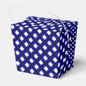 Chex 4 – ダークブルーパーティーの好意ボックス、取り出しスタイル フェイバーボックス (裏面サイド)